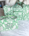 Quilted Block-Print Duffel Bag - My Pampered Life Seattle