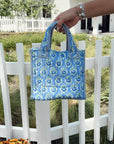 Quilted Block-Print Mini Tote Bag - My Pampered Life Seattle