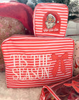 Tis The Season - Red Stripes XL Nylon Bag