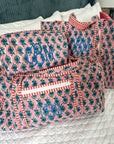 Quilted Block-Print Duffel Bag - My Pampered Life Seattle