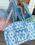 Quilted Block-Print Duffel Bag - My Pampered Life Seattle