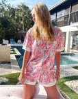 Pink Beach - Short Sleeve Pajama Set - My Pampered Life Seattle