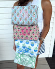 Quilted Block-Print Makeup Bag - My Pampered Life Seattle