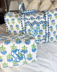 Quilted Block-Print Duffel Bag - My Pampered Life Seattle