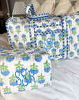 Quilted Block-Print Makeup Bag - My Pampered Life Seattle