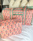 Quilted Block-Print Duffel Bag - My Pampered Life Seattle