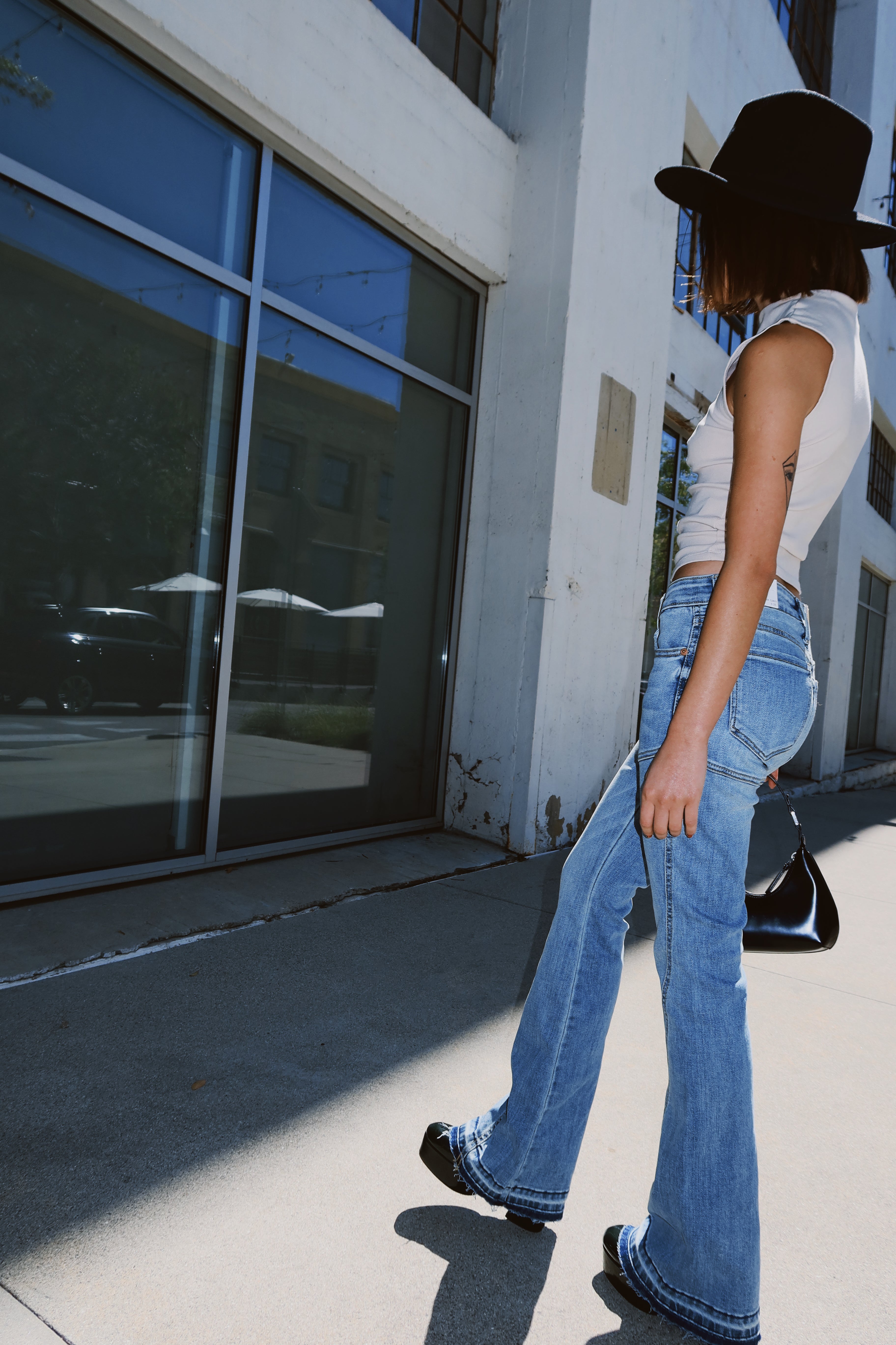 Artemis Vintage |Brianna High Rise Skinny Flare Jeans