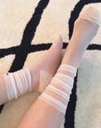 Tulle Lace Cascade Socks Set Of 2