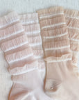 Tulle Lace Cascade Socks Set Of 2
