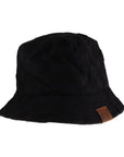 Checkered Pattern Terry Cloth C.C Bucket Hat KB004