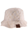 Checkered Pattern Terry Cloth C.C Bucket Hat KB004