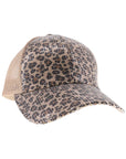 Clear Sequin Leopard C.C Ball Cap BAB8041