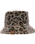 C.C Leopard Reversible Rain Bucket Hat BK3695