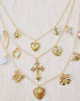 Vintage Charm Triple Layered Necklace