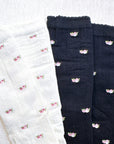 Vintage Floral Patterned Socks Set Of 2
