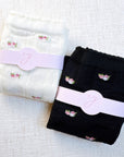 Vintage Floral Patterned Socks Set Of 2
