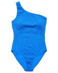 Womens Marine Blue One Shoulder Swimsuit - My Pampered Life Seattle