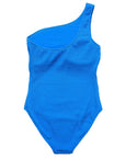 Womens Marine Blue One Shoulder Swimsuit - My Pampered Life Seattle