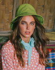 WATU Seaside Cotton Bucket Hat in Lime Green - My Pampered Life Seattle