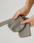 Wonderlust Woven Dual Pouch Wristlet