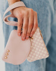 Wonderlust Woven Dual Pouch Wristlet