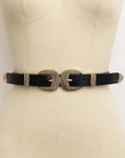 Double Buckle Western Belt