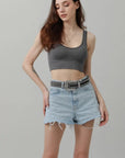 Western Rivet Studded Belt.