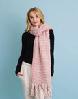 Soft Chenille Tassel Scarf