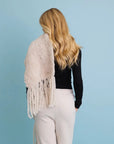 Bouclé Fringe Blanket Scarf