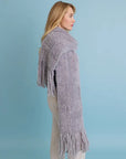Bouclé Fringe Blanket Scarf