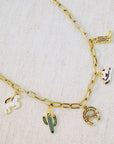 Yeehaw Rodeo Charm Necklace – Western Icons
