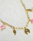 Yeehaw Rodeo Charm Necklace – Western Icons