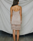 Lace Hem Layering Slip Dress