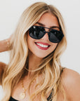 Amber Aviator Sunglasses