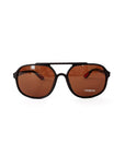 Amber Aviator Sunglasses