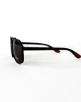 Amber Aviator Sunglasses
