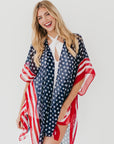 American Women USA Flag Kimono - My Pampered Life Seattle