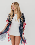 American Women USA Flag Kimono - My Pampered Life Seattle