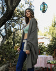 Textured Oversized Cardigan – Cozy Longline Knit