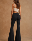 GJG Denim Rodeo Bell Bottom Jeans — Black/Brown