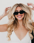Becky Oval Cat Eye Retro Sunglasses - My Pampered Life Seattle