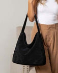 Miranda Oversized Suede Hobo Bag