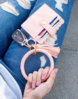 Key Ring ID Wallet Bracelet