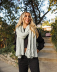 Cozy Bouclé Fringe Scarf