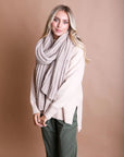 Cozy Bouclé Fringe Scarf