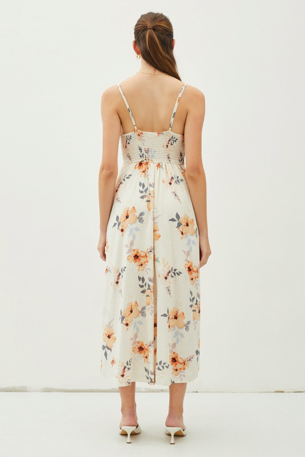 Floral Cami Midi Dress