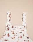 Western Adjustable Buttoned Strap Dungaree Jumpsuit