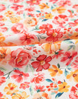 Floral Bandeau Top and Wide Leg Pants Set