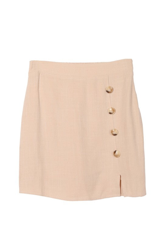 Lilou Short Sleeve Cropt Top &amp; Skirt Set