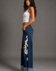 GJG Denim Dakota Drift Low Rise Dark Wash